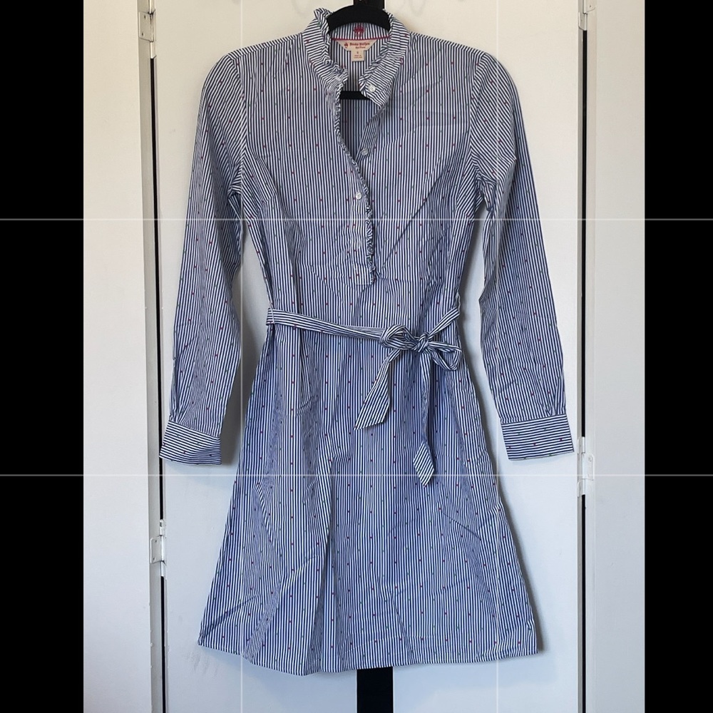 Brook Brothers Midi Long Sleeve Dress